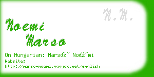 noemi marso business card